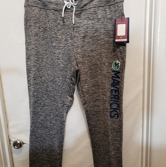 NBA Dallas Mavericks Skinny Sideline SweatPants Pants Grey XL - Picture 3 of 5